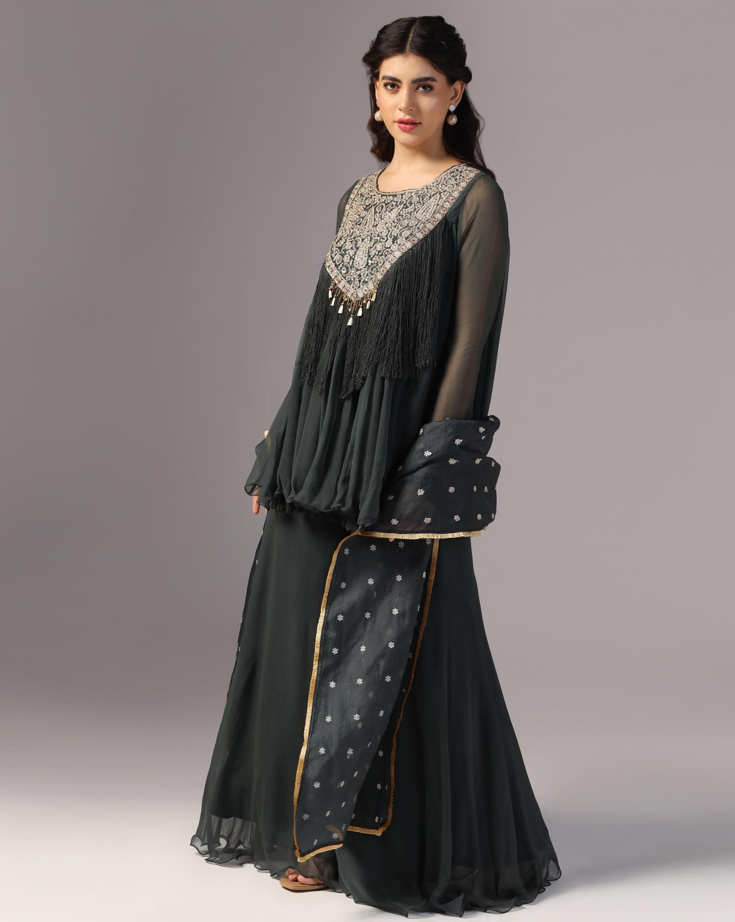 Black Kashmiri Set