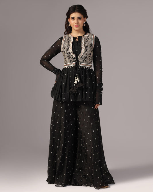 Black Kashmiri Set