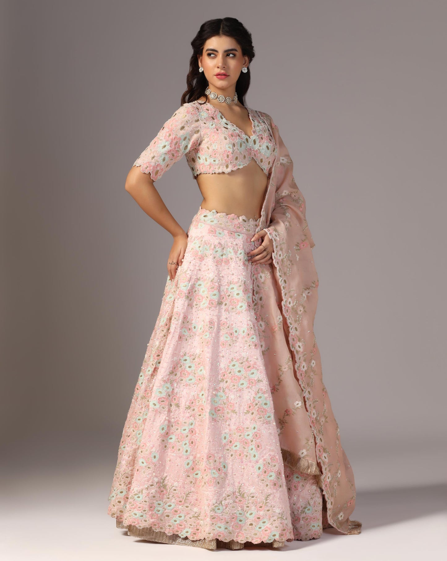 Light Pink Lehenga