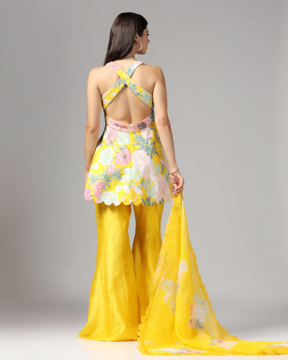 Yellow Floral Set