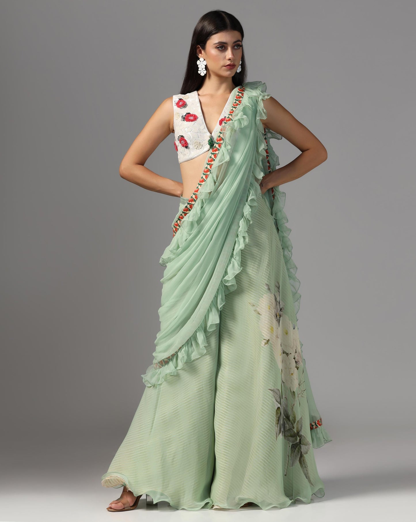 Draped Saree