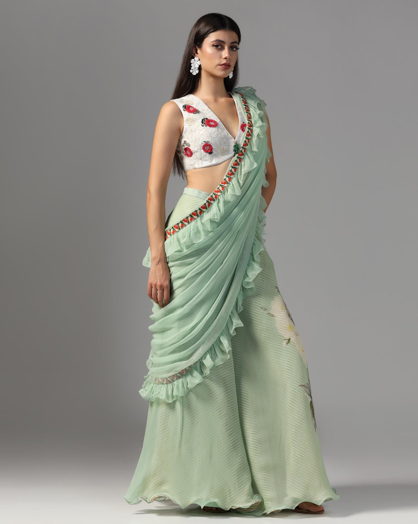 Draped Saree