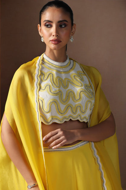 Yellow Cape Set