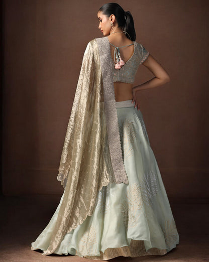 Gold Leaf Lehenga