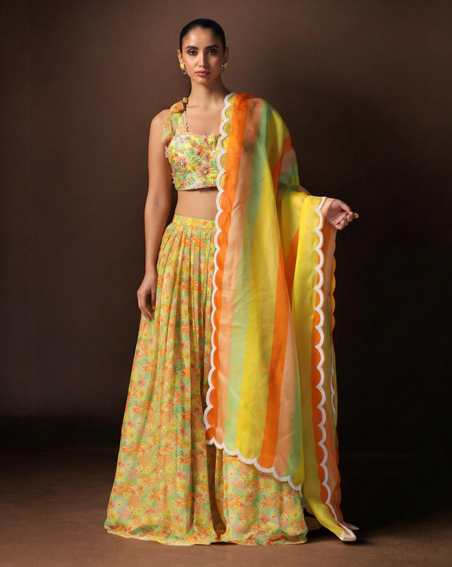 Printed Lehenga set