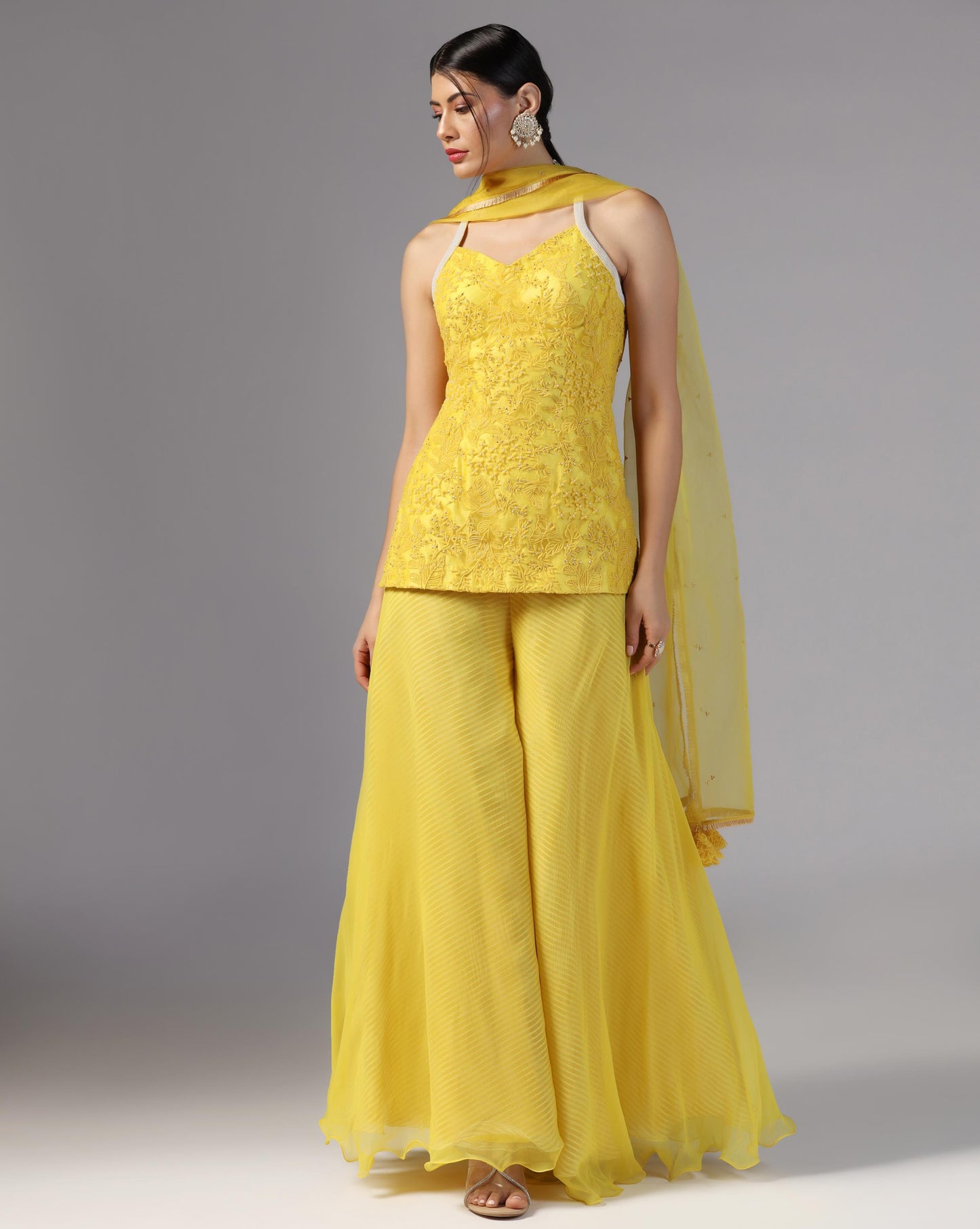 Yellow Kurti Set