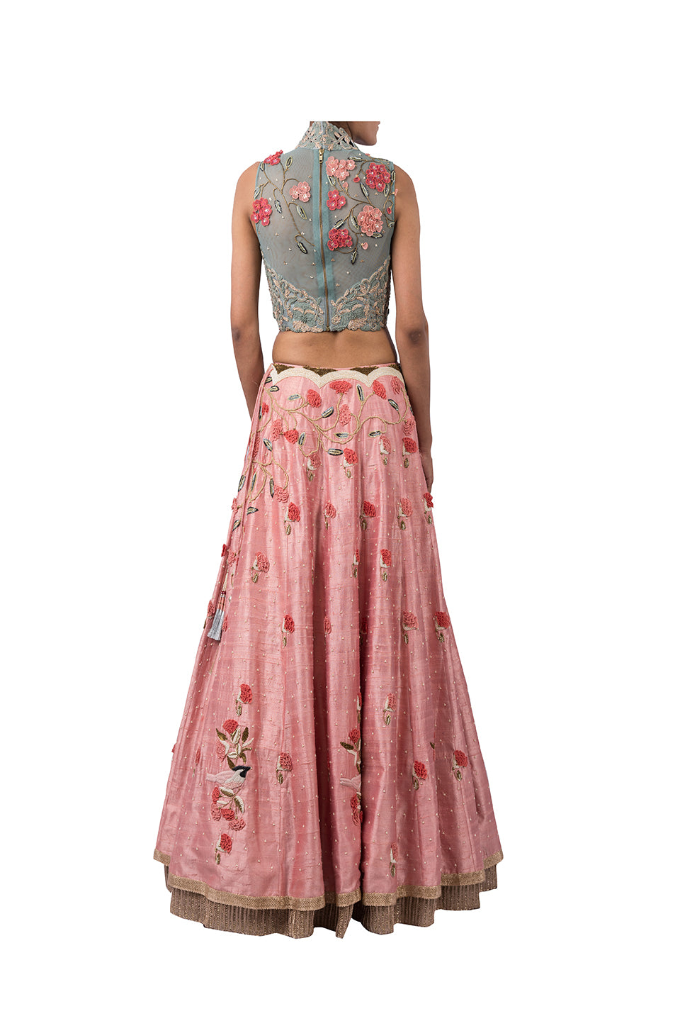 Pink Color Wedding Collection Designer Semi-Stich Lehenga Choli :: ANOKHI  FASHION