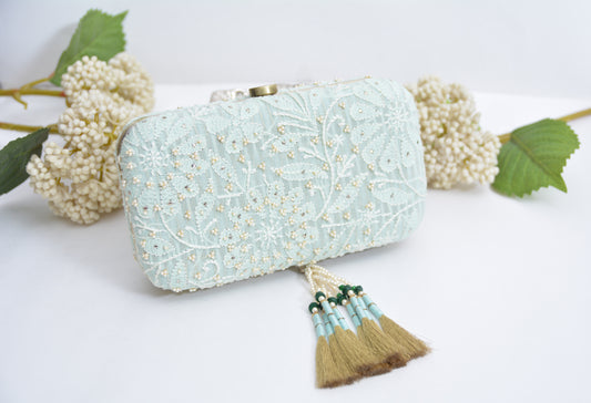 Light Blue Clutch